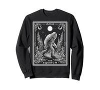 The Squatch Bigfoot Sasquatch Tarot Card Witchy Moon Sweatshirt