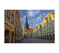 The St. Lamberti Church on Prinzipalmarkt Was Built Between 1375 and 1450，Jigsaw Puzzles 1000 Pieces for Adults, Kids Puzzle Challenging And Difficult Puzzles for Adults And Teens（38x26cm）-Z93