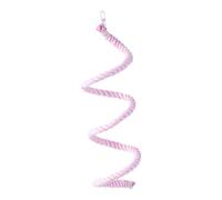 The Standing Perch - Bird of the Rope for Climbing in Cotton Rope | Flexible Deaf Birds for Cockatiel Peony Parrots | Reusable Colourful Toys From M
