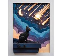 The Star Observer's Journal: A 180-Page Dotted Grid Notebook for Big Ideas and Bold Dreams (7.5" x 9.25" Meteor Shower Cover)