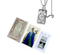 The Star Seeker Tarot Deck - 78 Cards Set - Size 12x7 cm- Perfect for Beginners - Includes Tarot Necklace