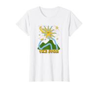 The Star Tarot Card Boho Value Graphic T-Shirt, Women, White, L