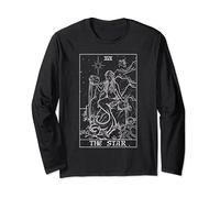 The Star Tarot Card Halloween Horror Mermaid Gothic Witch Long Sleeve T-Shirt