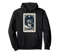 The Star Tarot Card Raccoon Astrology Mystic Racoon Pullover Hoodie