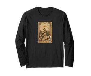 The Star Tarot Card Scrapbook Design Long Sleeve T-Shirt
