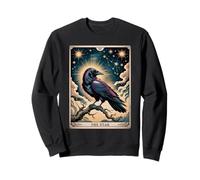 The Star Tarot - Raven Vintage Celestial Light Sweatshirt