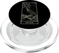 The Star Tarot - Raven Vintage Celestial Light V2 PopSockets PopGrip for MagSafe