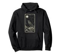 The Star Tarot - Raven Vintage Celestial Light V3 Pullover Hoodie