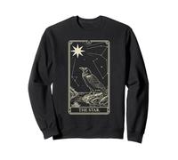 The Star Tarot - Raven Vintage Celestial Light V3 Sweatshirt