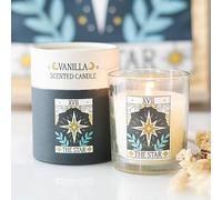 The Star Vintage Tarot Blueberry Candle - Mystical Tarot Design - Refreshing Blueberry Scent - 29 Hours Burn Time - Ideal Gift for Tarot Lovers - Decorative & Fragrant Home Accent