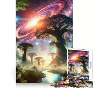 The Starborn Grove Jigsaw Puzzles 1000 Pieces for Teenagers Strong Logic Toy Home Activity Clear Edge Cherished Gift (38x26cm)