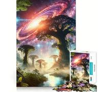 The Starborn Grove Jigsaw Puzzles 1000 Pieces for Teenagers Strong Logic Toy Home Activity Clear Edge Cherished Gift (38x26cm)