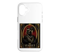 The Starlet Art Deco Black Cat Murder Mystery Case for iPhone 16 Plus