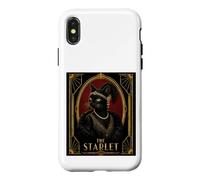 The Starlet Art Deco Black Cat Murder Mystery Case for iPhone X/XS