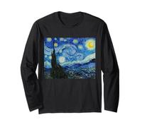 The Starry Night by Vincent Van Gogh, 1889, Famous Painting Long Sleeve T-Shirt