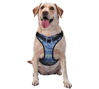 The Starry Night Pattern Dog Harness - Lightweight,Soft,Adjustable Small Harness and Leash Set, Suitable for Puppy Small and Medium-Sized Dog-X-Large