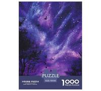 The_starry_sky Jigsaw Puzzles for Adults Kids Interesting Puzzles 1000 Pieces Impossible Puzzle for Adults Gifts 70x50cm/1000pcs
