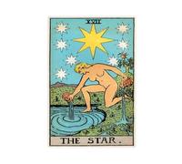 The Start Tarot Card Canvas Art Poster And Wall Art Picture Print Modern Family Bedroom Decor Unframe 20x30inch(50x75cm)