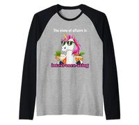 The State of Affairs is intoxi-Corn-ating Raglan Baseball Tee