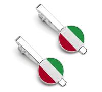 The State of Kuwait National Flag Men'S Tie Clip Necktie Wedding Business for Men Daily Life Wedding Anniversary Business Father'S Day