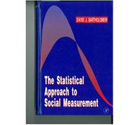 The Statistical Approach to Social Measurement
