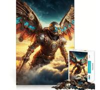 The Steampunk Guardian 1000 Piece Jigsaw Puzzles for Adults Jigsaw Thought Toy Indoor Fun Accurate Edge Art Collectible (38x52cm)