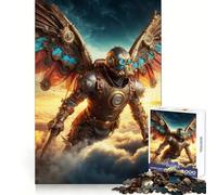 The Steampunk Guardian 1000 Piece Jigsaw Puzzles for Adults Jigsaw Thought Toy Indoor Fun Accurate Edge Art Collectible (38x52cm)