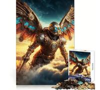 The Steampunk Guardian Jigsaw Puzzles for Adults 1000 Piece Memory Boost Cozy Time Pattern Assembly Santa Wish List (50x75cm)