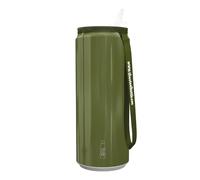 THE STEEL BOTTLE - Tin Classic Series Stainless Steel Thermal Bottle, Double Wall Vacuum Insulation, 450 ml Capacity, Airtight Closure, Portable Water Bottle (#70 MILITARY GREEN)