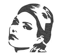 The Stencil Studio Famous Faces Range - Deborah Harry (1) Reusable Stencil - Size Small (A4) (10059S)