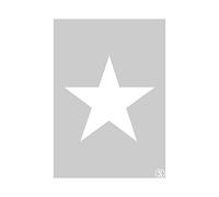 The Stencil Studio Large Star Reusable Stencil - Size Extra Small (A5) (10380XS)