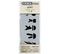 The Stencil Studio - Stencil MiNiS - Cactus Stencil - Reusable Stencil Ideal for Home décor, Furniture upcycling, Cake Decorating, cardmaking and Scrapbooking. (10718)