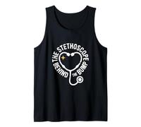 The Stethoscope Behind The Bump Nurse Tank Top