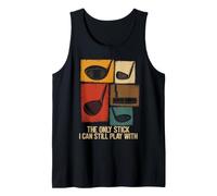 The Stick I Can Still Play with Golf Old Guy Tank Top