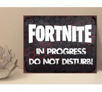 the sticker studio ltd Gaming Computer Do Not Disturb Novelty Metal Plaque Sign Gift fcp22