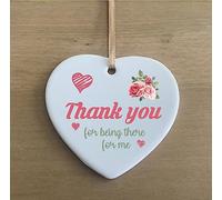 the sticker studio ltd Thank You For Being There For Me Quote Friends Ceramic Novelty Plaque Sign Gift cr50