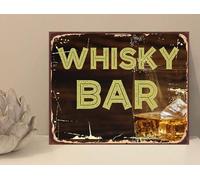 the sticker studio ltd Whisky Bar Alcohol Novelty Metal Plaque Sign Gift fcp10