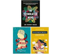 The Stimulated Mind, Sane New World & Doomscroll Detox 3 Books Collection Set