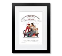 The Sting Movie Cast Signed A4 Poster Photo Print Framed Autograph Gift 2025 Film Paul Newman, Robert Redford (A4 Black Framed & Mounted)