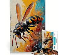 The Stinging Wasp Jigsaw Puzzles 1000 Pieces for Adults Think Smart Toy Indoor Play Accurate Cut Lovely Gift (50x75cm)
