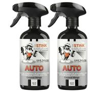 The Stink Solution Coconut Mango Auto Odor Eliminator: Quickly Banish Car Odors - Smoke, Pet, Food, Body Odor, Vomit, & More! 100% Safe Formula for Trucks, Cars, Car Seats, & More! - 2 16 oz Bottles