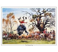 '"The Stirrup Cup by Norman Thelwell Fox Hunting and Horses A5 Greeting Card with Envelope