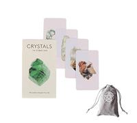 The Stone Crystals Deck Tarot,with bag,Firend Game,Fortune Telling Toys