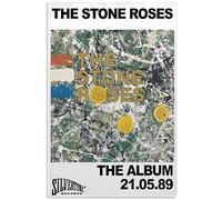 The Stone Roses British Rock Band Poster Wall Art Room Decor for Teen Girls Wall Painting for Living Room Bathroom Home Decor Kitchen Wall Art 08x12inch(20x30cm)