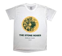 The Stone Roses Men's Dublin Lemon T-Shirt in White | Size: XL The Stone Roses White XL