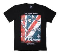 The Stone Roses Men's Waterfall T-Shirt in Black | Size: Small The Stone Roses Black S