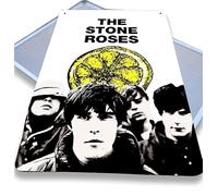 The Stone Roses Metal Sign | Ian Brown Music Wall Art Retro Metal Sign Band Home Decor Gift Idea