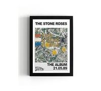 The Stone Roses - The Album - A4 BLACK FRAMED PRINT