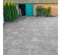 The Stonemart Earth Core Grey Outdoor Porcelain Paving Sample 150x150x20mm - Sample for Paving Area, Pathways & Outdoor Landscaping