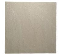 The Stonemart Raj Green Riven Sandstone 600x600mm Paving Slabs - Pack of 5 - Traditional Garden Paving Stone with Rustic Texture & Natural Colour Tones